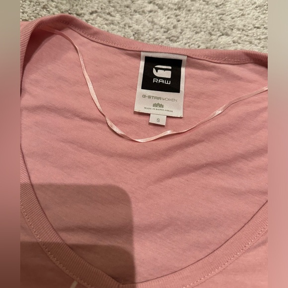 G Star Raw Women’s Pink Graphic Logo T-Shirt - Size Small - Picture 3 of 11